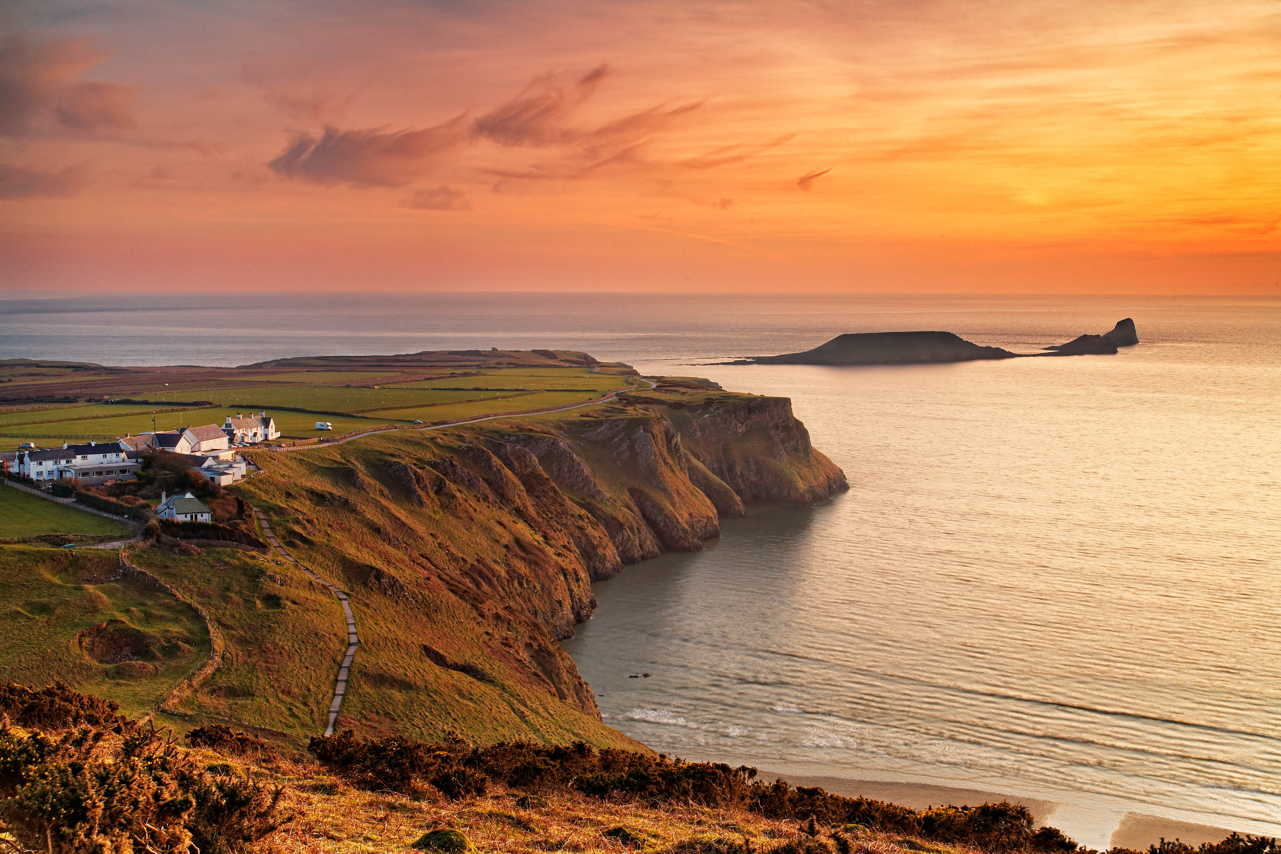 Worms Head View From Rhosilli